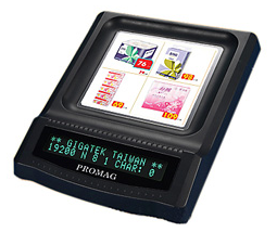 Настольный вакуум-флуоресцентный (VFD) Дисплей покупателя с монетницей DSP802U в Ангарске