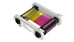 Полноцветная лента (YMCKO) на 500 оттисков с чистящим роликом; для принтера Advent SOLID 700 в Ангарске